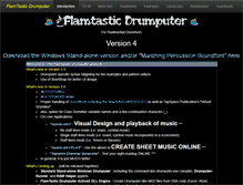 Tablet Screenshot of drumputer.com
